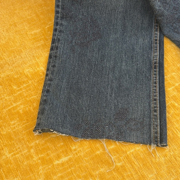 STUNNING ZARA Rose Sparkly beaded jeans - Picture 9 of 9